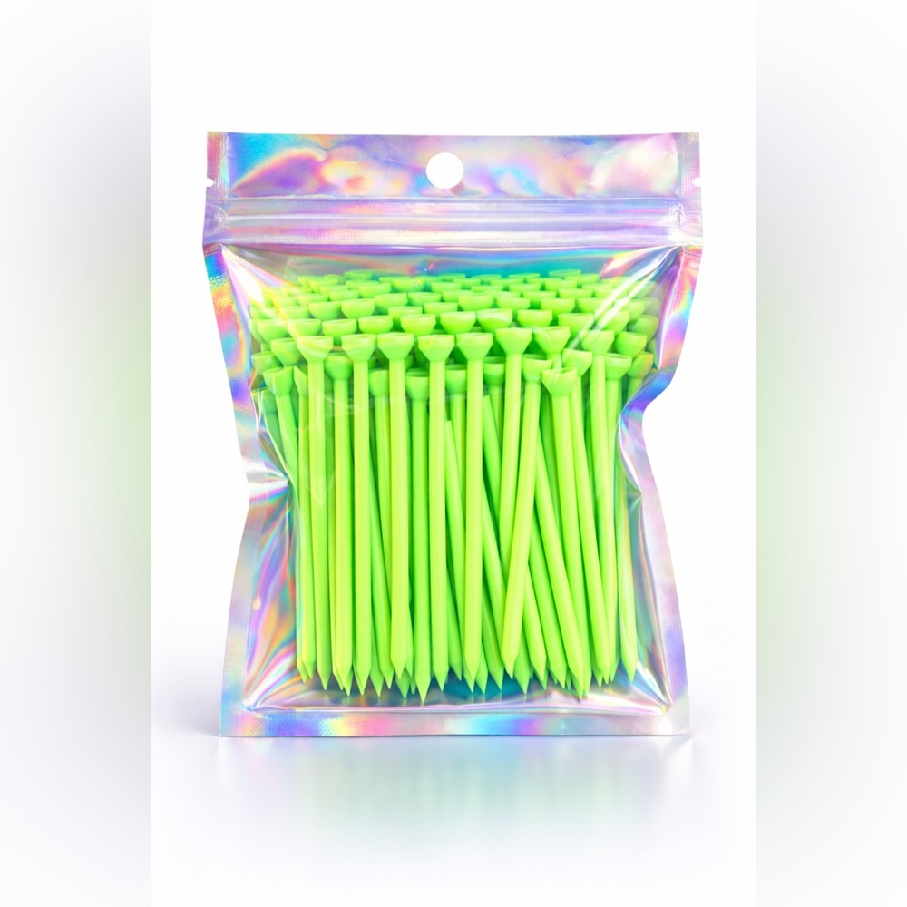 Neon Green Golf Tees - 100 pack